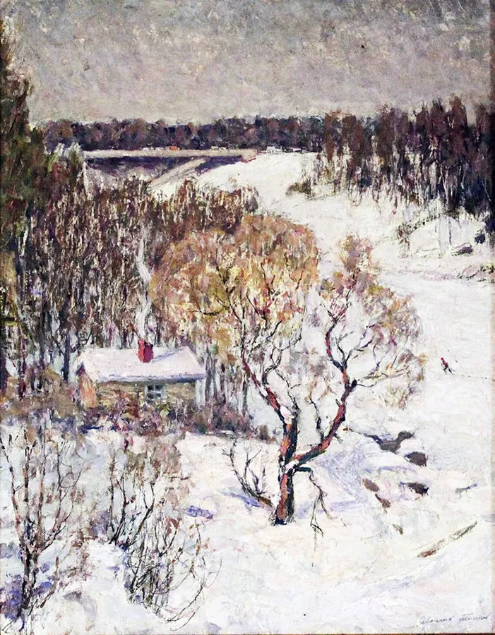 На Академической даче. Зима.