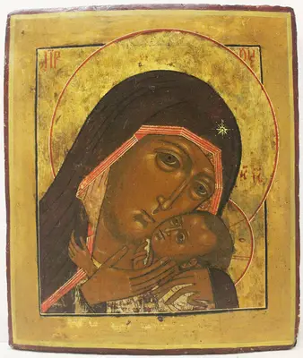 Старинная икона «Богоматерь Касперовская»