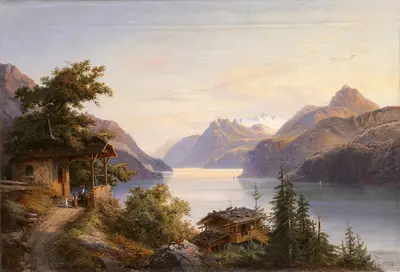 Озеро в горах